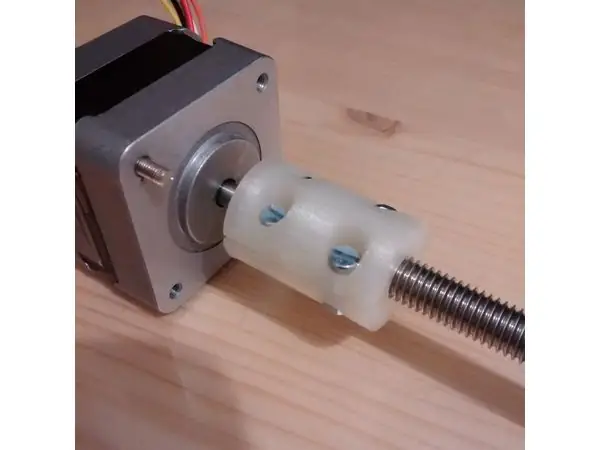 Parametric Z-axis coupler (stepper and threaded rod coupling)
