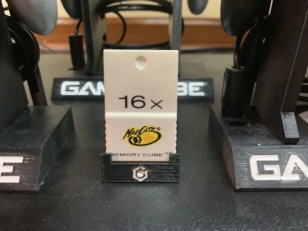 GameCube Memory Card Display Stands