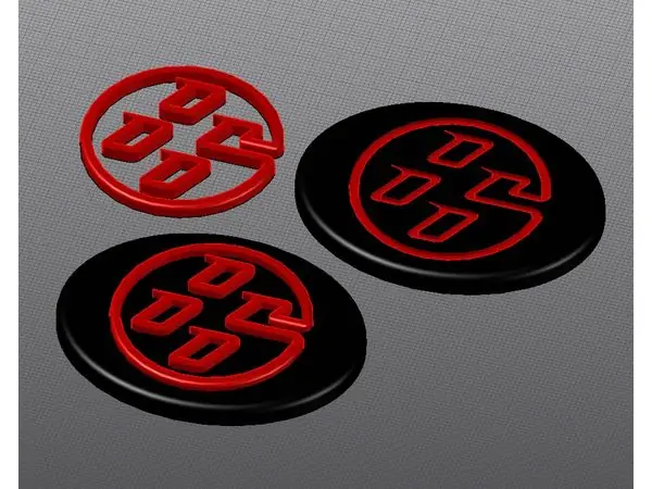 Toyota GT86 steering Wheel Emblem (revised)