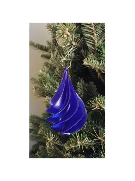 Christmas Tree Spiral Ornament
