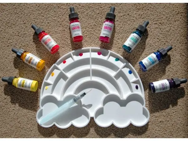 Paint Palette Rainbow