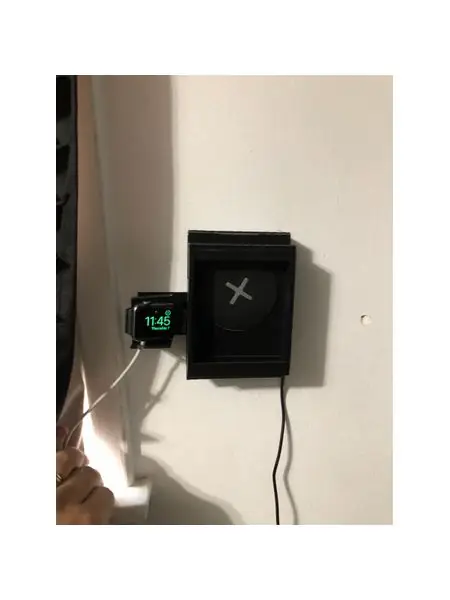RÄLLEN wireless wall charger for XR with space for case