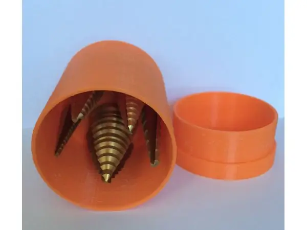 Step Drill Bit Case