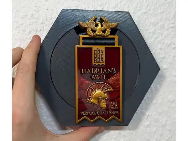 Hex Medal Holder for "The Conqueror" and "Pacer" Medals