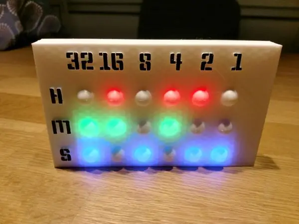 Binary Led Clock (24h)