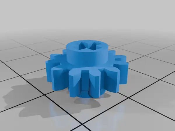 12 tooth CUSTOM lego spur gear (Compatible with lego chains and bevel gears)