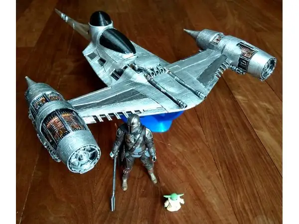 Naboo fighter N1 Mandalorian Version for action figures