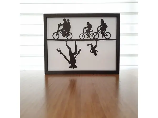 Stranger Things Silhouette Art