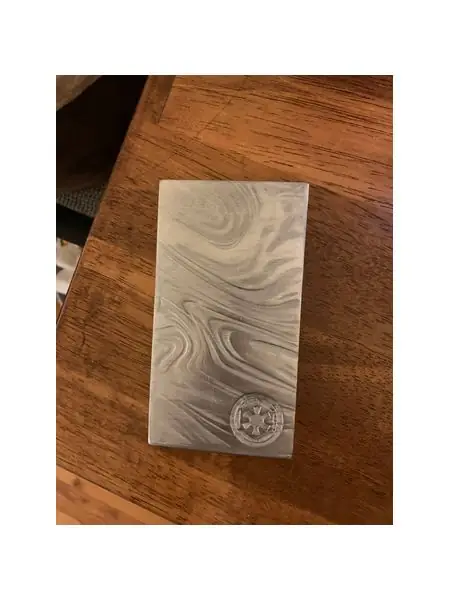 Beskar Ingot with Damascus Pattern