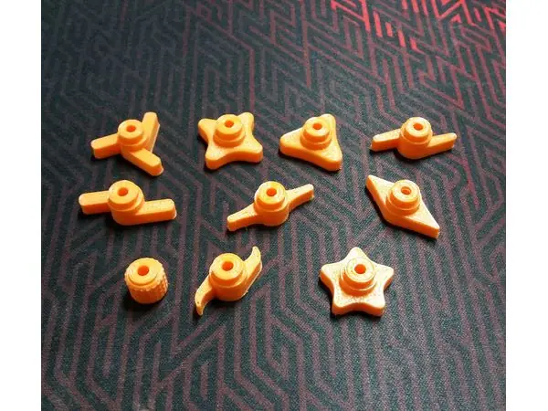 Knobs for M5 - M4 - M3 nuts