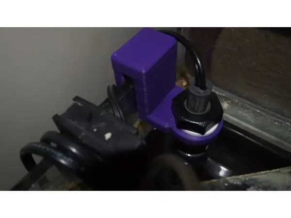 6mm thick glass aquarium float switch mount