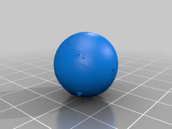 Mars Globe from NASA Elvation Data