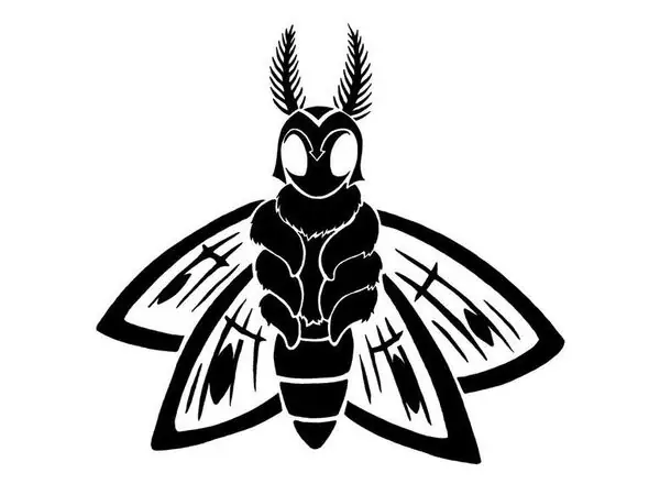Moth stencil
