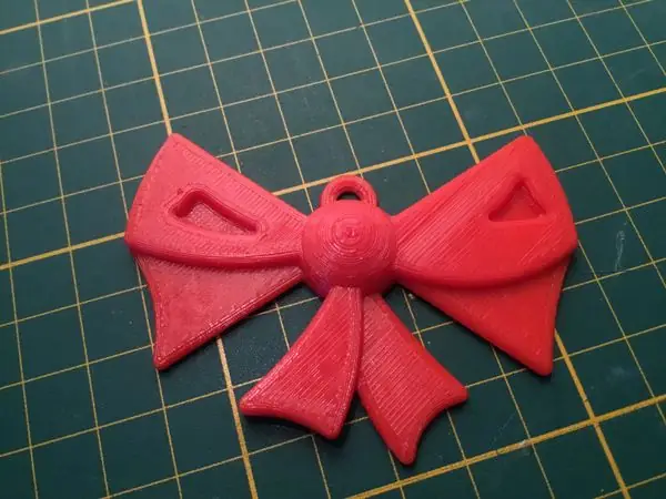 Remix bow ornament