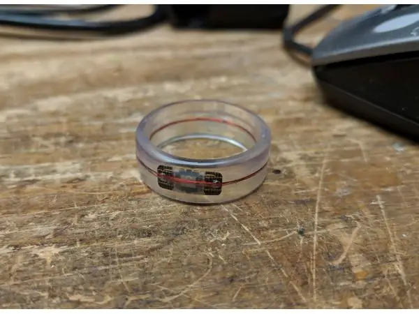 RFID NFC Tap and Go Credit Card Payment Resin Ring
