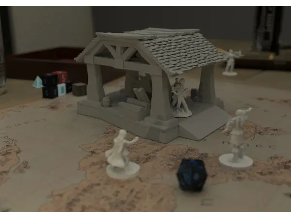 WoW-inspired Fantasy Lumber Mill 28mm