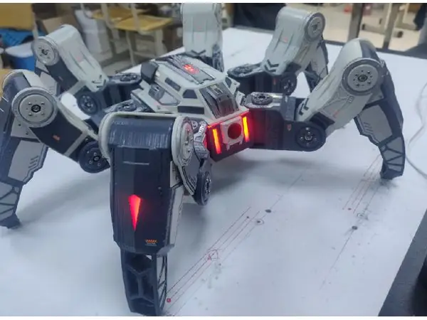 sci-fi hexapod robot