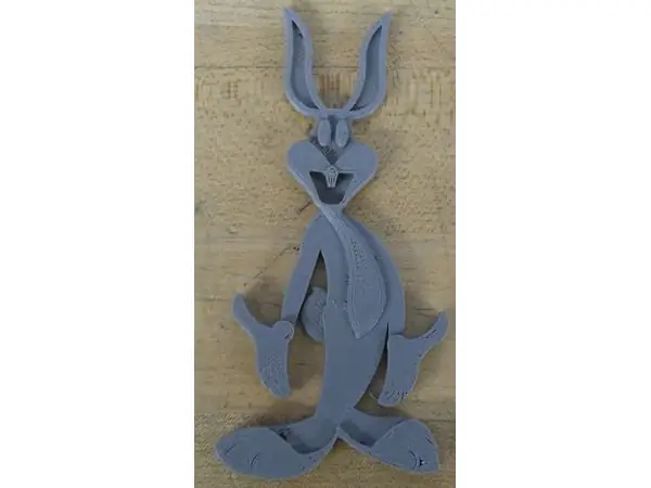 Bugs Bunny 3D-2D Art