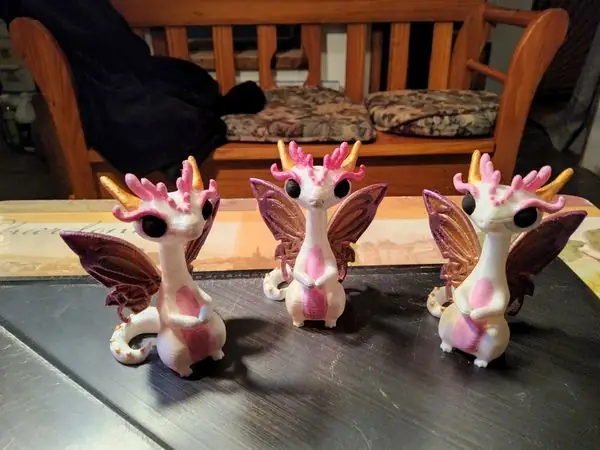 butterfly dragon with wings separated plus extra wings