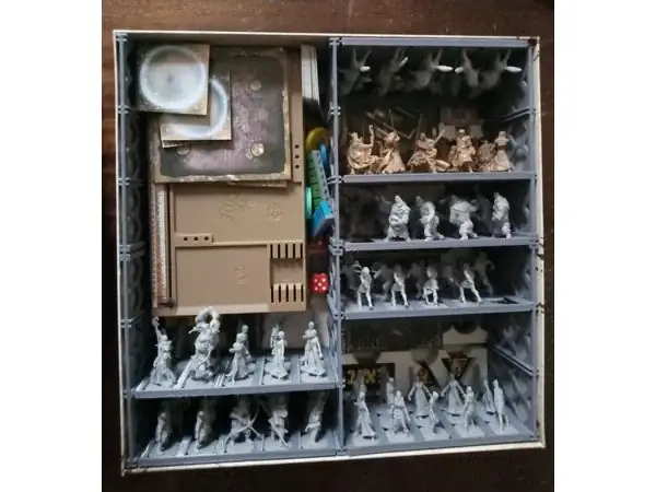 Tray System for Zombicide figurines (25 mm base)