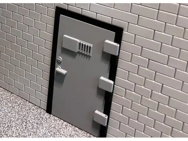 Secure Door/Jail Door For Dioramas