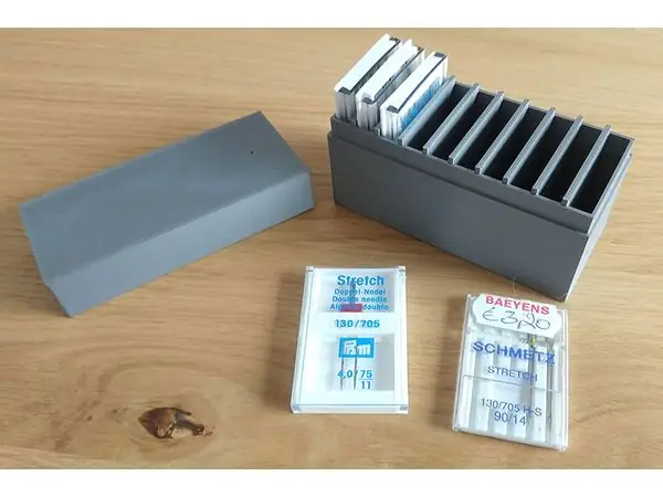 Needle box (big) for overlock/sewing machine needles