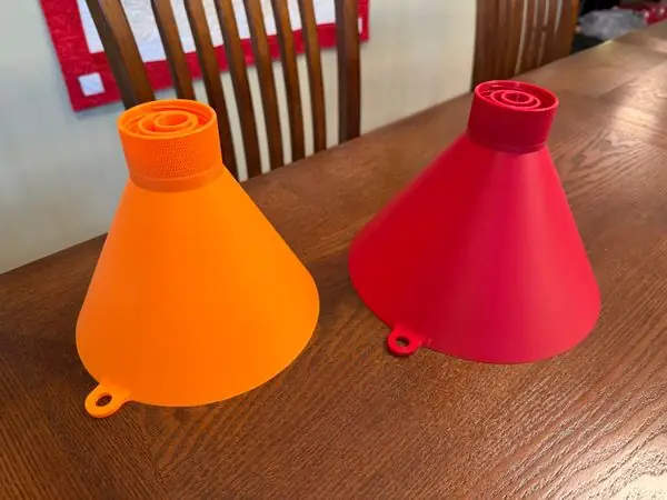 Funnel for Valvoline 5qt oil bottle