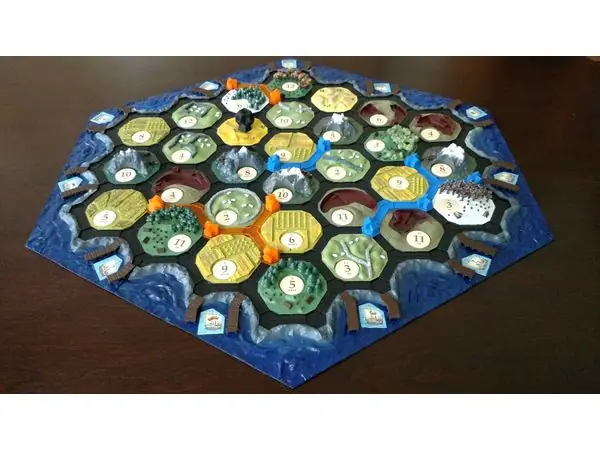 Settlers of Catan 3D Board