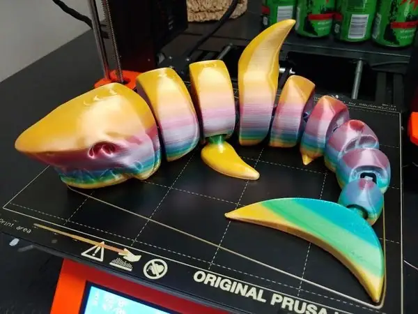 Curled Articulated Shark