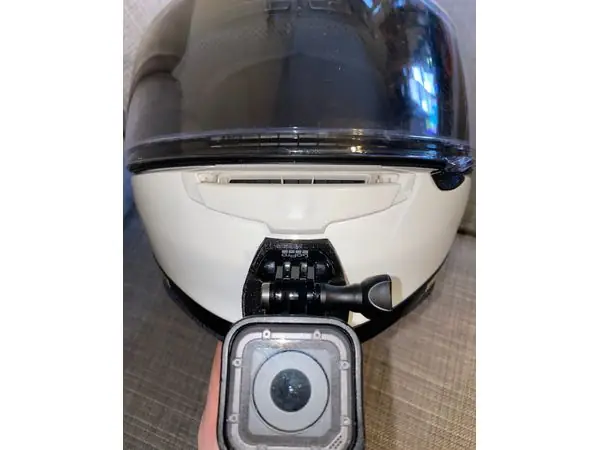 GoPro chin mount for Shoei RF-1200 helmet