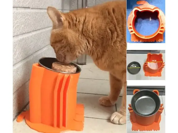 Cat Food Bowl Holder (D=10CM)