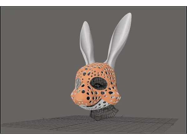 Fursuit- or puppet-head base - version 52 - bunny