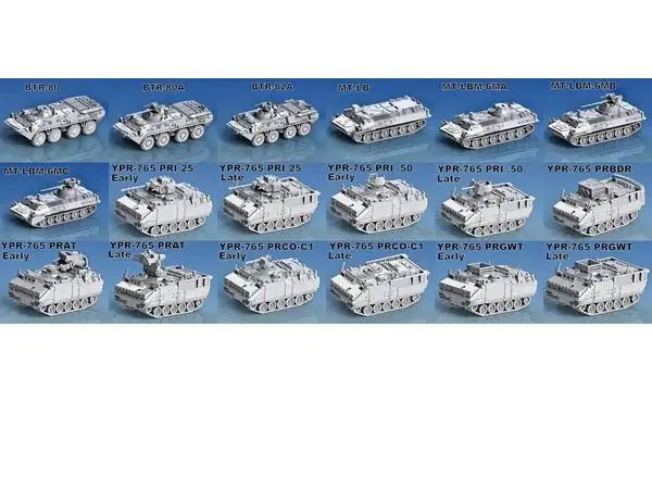 1-100 Modern Tanks and Vehicles (Duplicate)