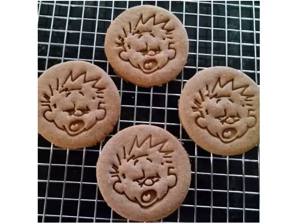 Calvin Yawn Cookie Cutter