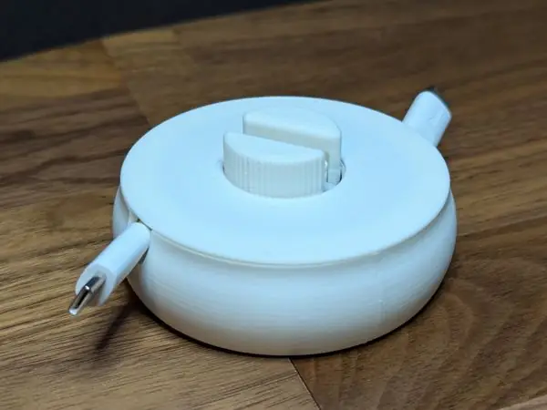 USB Cable Winder / Cable Reel - Easy Print