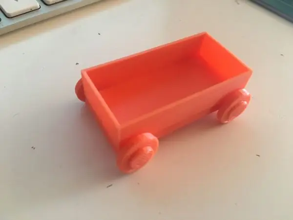 Basic train vagon XYZ calibration cube IKEA