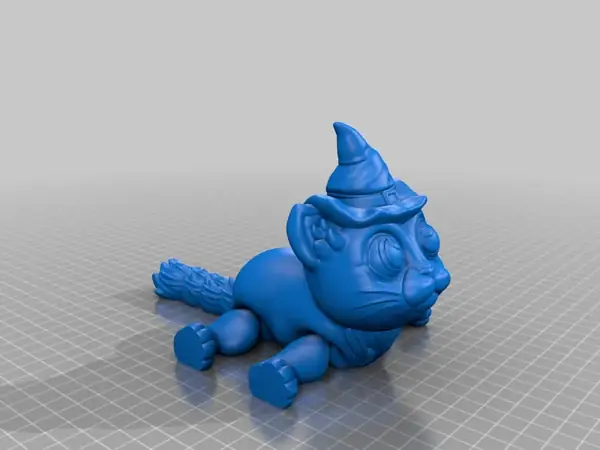 CUTE FLEXI HALLOWEEN CAT ARTICULATED