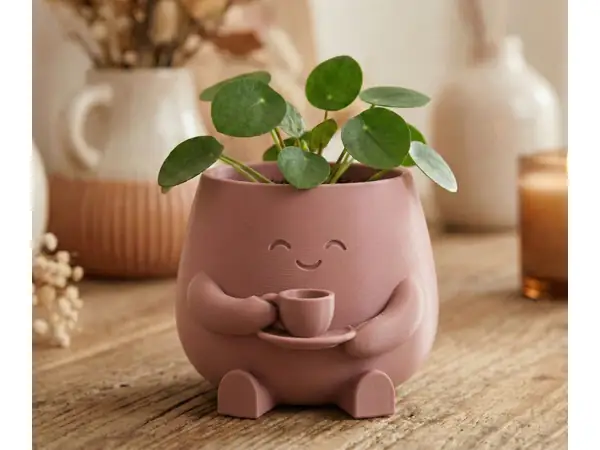 "Barista Buddy" - Cute Planter