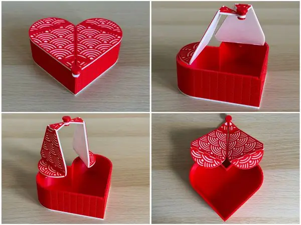 Origami Heart Box