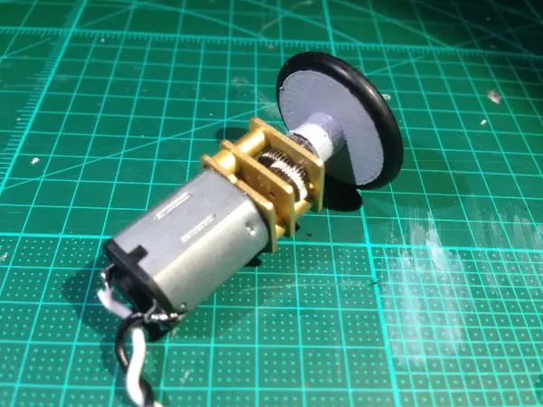 Robot wheel for geared N20 motor