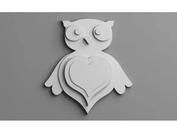 Owl keychain for my wife