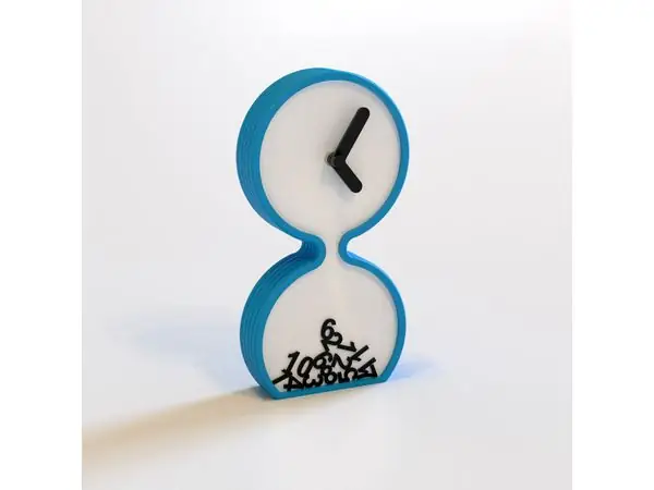 Hourglass clock