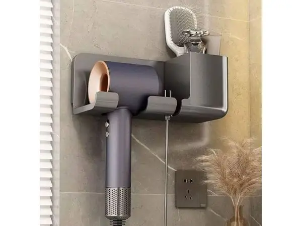 Hair Dryer Holder Bathroom Organizer