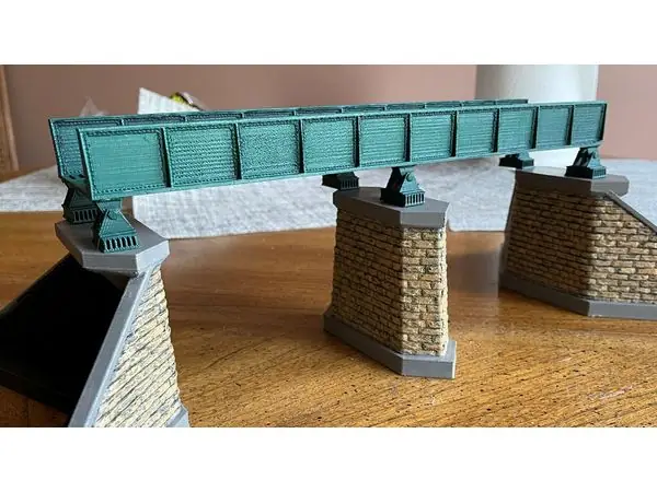 Girder Bridge with Shoes HO scale