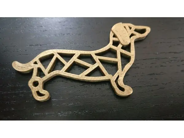 Dachshund keychain