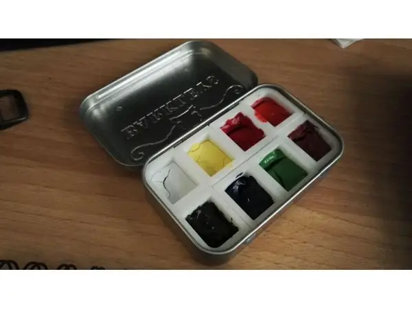 Watercolor palette