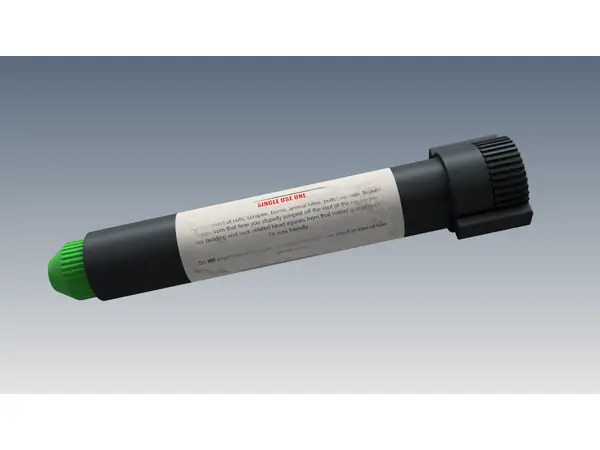 Rust Medical Syringe