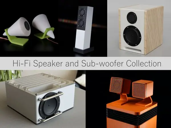 Speaker and Subwoofer Collection