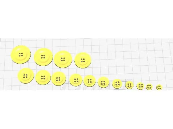 cloth buttons different sizes