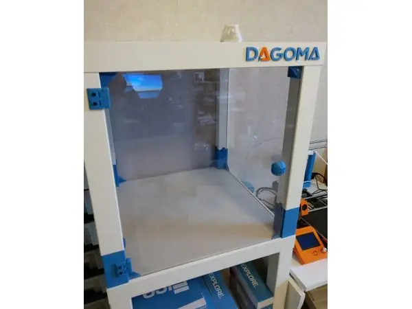 3D printer case with Lack tables (Ikea)